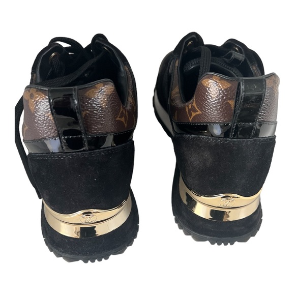 Louis Vuitton Black Run Away Sneaker SZ 38 - Picture 2 of 6